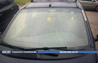 В Ошмянах пенсионер выбросил из окна стеклянную бутылку и повредил чужой автомобиль