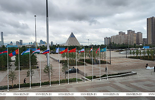 Александр Лукашенко в Астане принимает участие в саммите ШОС