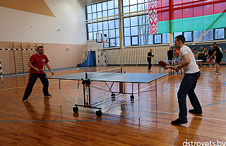 Районный турнир по настольному теннису прошёл в Островце