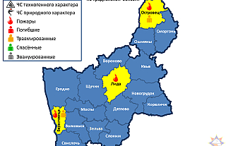 Случай загорания одежды и травмирования человека зафиксирован в Островецком районе