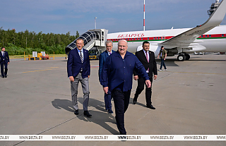 Александр Лукашенко прибыл с рабочим визитом в Россию