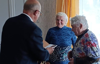 С 95-летием поздравили ветеранов труда Чеслава Родько и Марию Ковалевскую