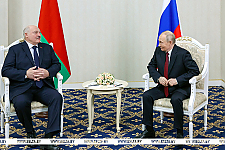 Александр Лукашенко и Владимир Путин встретились в Бишкеке