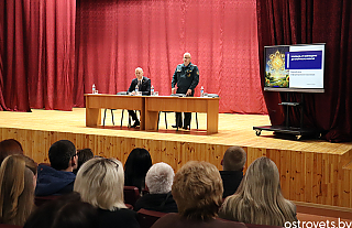 О развитии страны, пожарной безопасности и защите от мошенников говорили на едином дне информирования в КСУП «Гервяты»