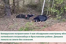 Беременная беженка без сознания обнаружена на границе с Латвией