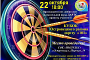 22 октября состоится кубок Островецкого района по дартсу «101»