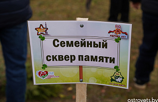 Семейный сквер памяти заложили в Михалишках