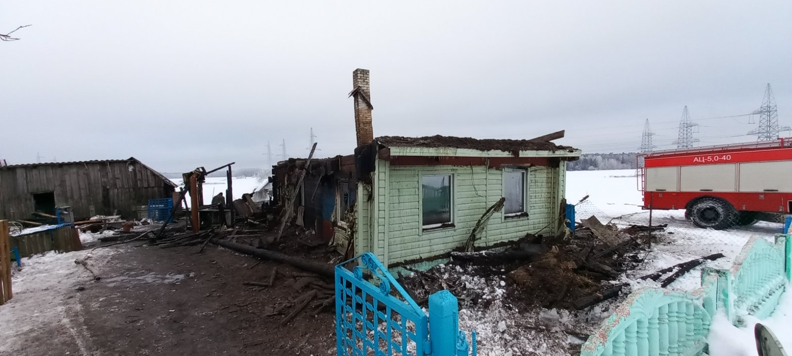 В Супронентах 6 декабря горел жилой дом